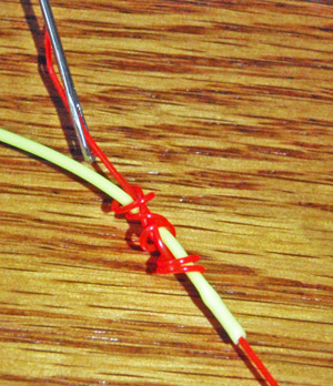 Fly Line Leader Connection - Needle Knot