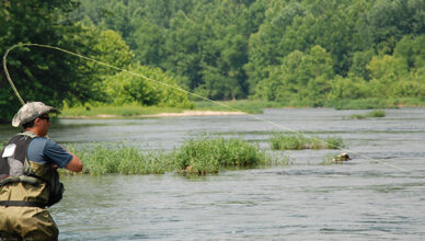 Fly Fishing in September for smallmouth bass