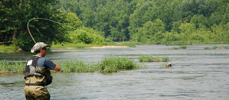 Fly Fishing in September for smallmouth bass